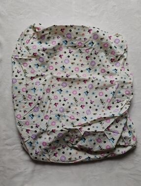 Handmade MINI Crib Sheet | 100% Cotton | Ladybug Bumblebee Flower Yellow